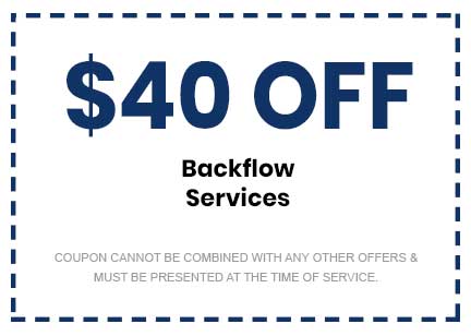 Discounts on Backflow Services