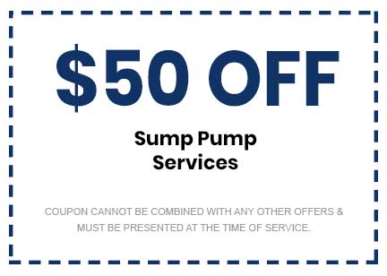 Discounts on Sump Pump Services