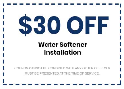 Discounts on Water Softener Installation