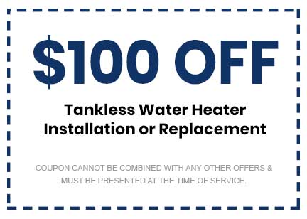 Discounts on Tankless Water Heater Installation or Replacement